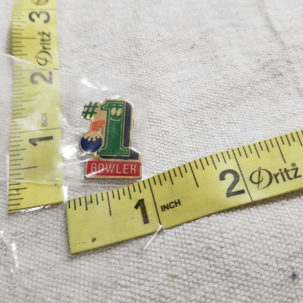 #1 Bowler Vintage Lapel Pin 58